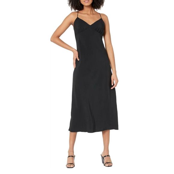 Madewell Dresses & Skirts - Madewell Layton Midi Slip Dress Black Size 00